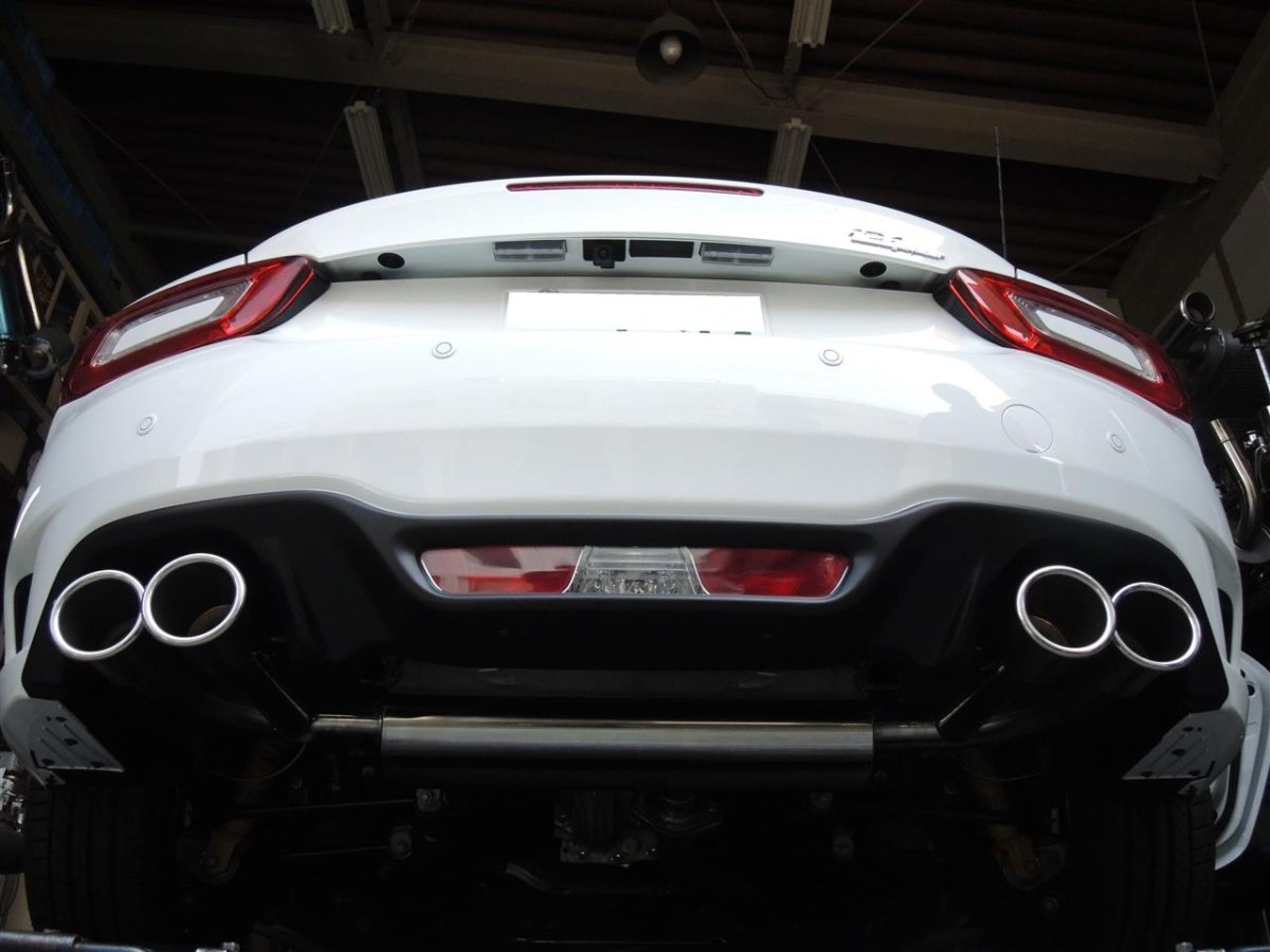 画像3: 【新規制車検対応】TEZZO lxy スポーツマフラー for アバルト124スパイダーAT専用（171015更新） (3)