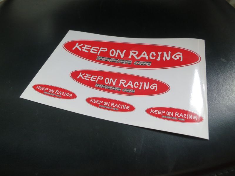 画像1: KEEP ON RACINGステッカーシート (1)